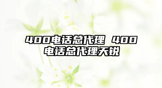 400電話總代理 400電話總代理天銳