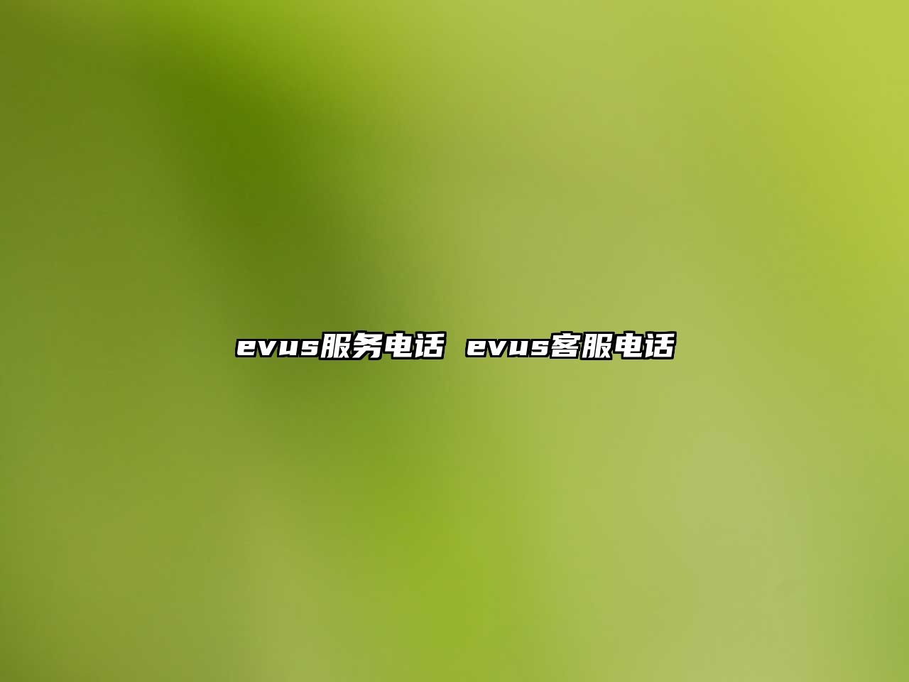 evus服務(wù)電話 evus客服電話