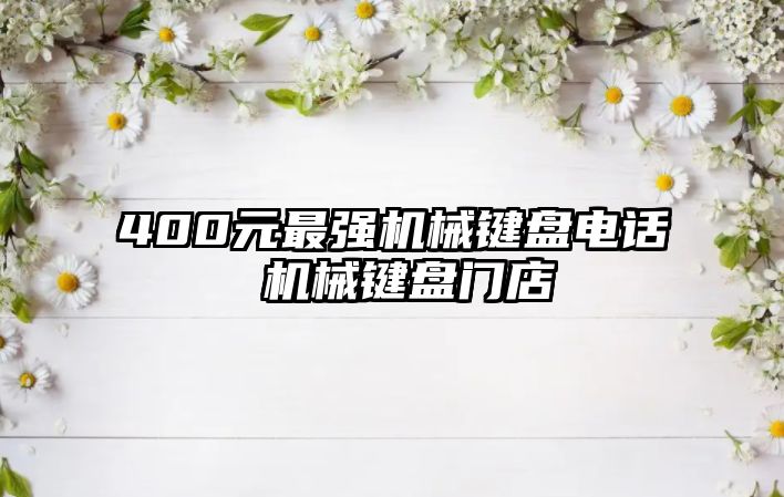 400元最強機械鍵盤電話 機械鍵盤門店