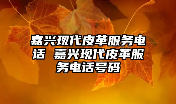 嘉興現(xiàn)代皮革服務(wù)電話 嘉興現(xiàn)代皮革服務(wù)電話號(hào)碼