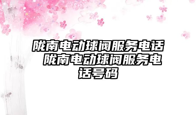 隴南電動球閥服務電話 隴南電動球閥服務電話號碼