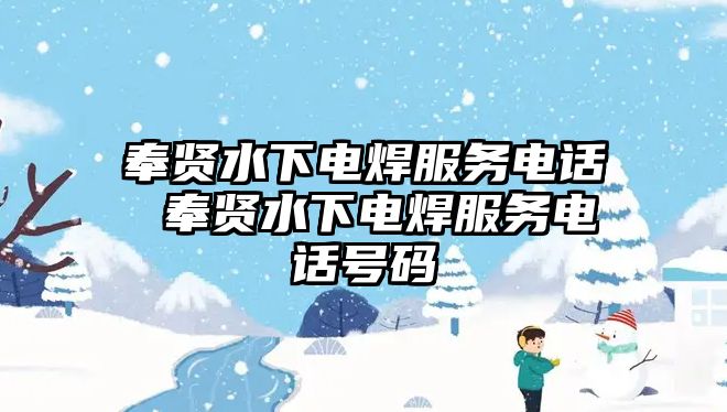 奉賢水下電焊服務(wù)電話 奉賢水下電焊服務(wù)電話號(hào)碼