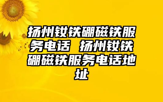 揚州釹鐵硼磁鐵服務(wù)電話 揚州釹鐵硼磁鐵服務(wù)電話地址