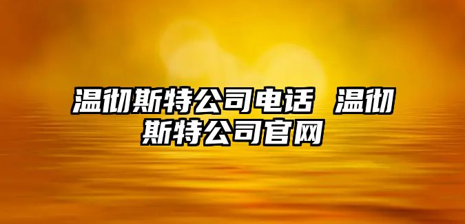 溫徹斯特公司電話 溫徹斯特公司官網(wǎng)