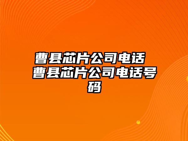 曹縣芯片公司電話 曹縣芯片公司電話號(hào)碼