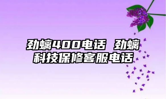 勁螭400電話 勁螭科技保修客服電話